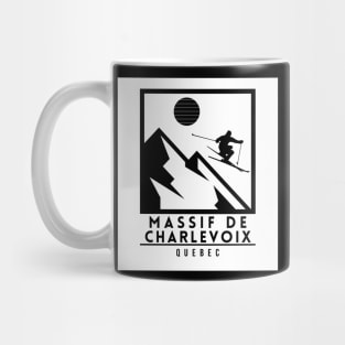 Massif de Charlevoix ski - Quebec Mug